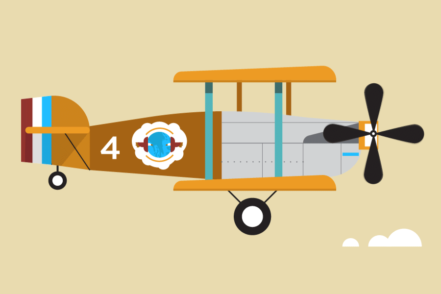 Plane illustration