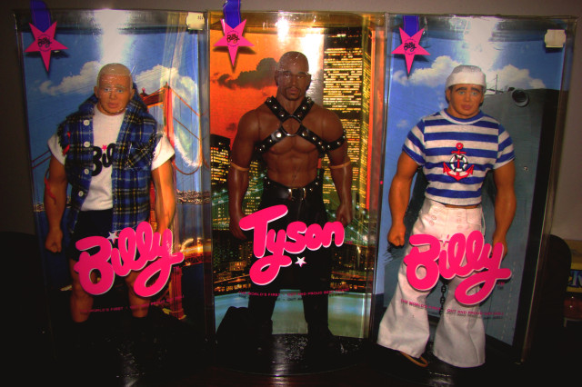 Blond San Francisco Billy, Master Tyson, & Brunette Sailor Billy