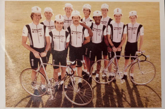 Hrach and Santa Barbara team